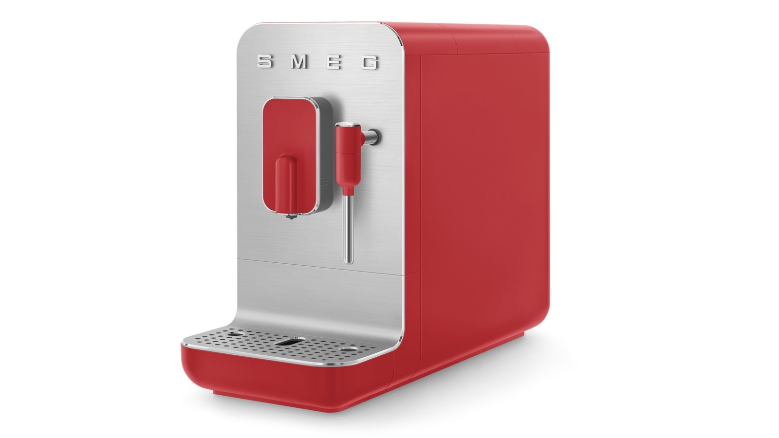 Smeg Bean To Cup Automatic Coffee Machine With Milk Frother - Red Matte ...