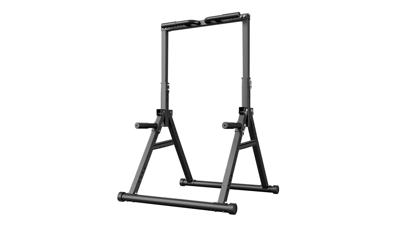 Advwin 6-Level Height Adjustable Foldable Pull Up Station - Black