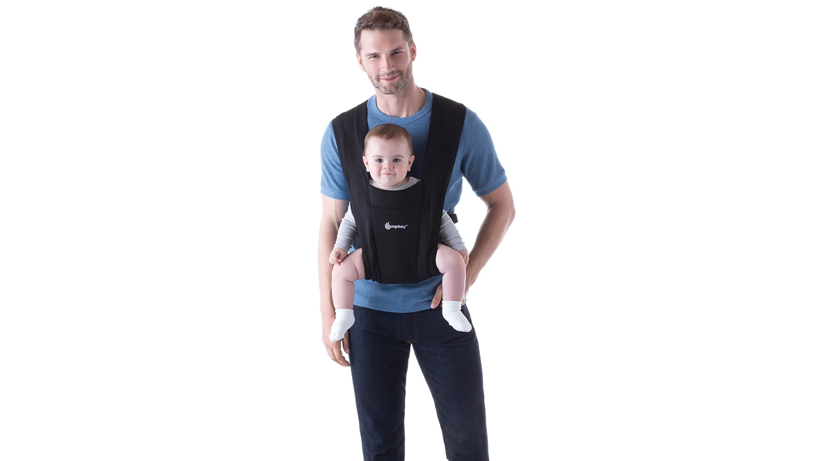 Ergobaby Embrace Newborn Baby Carrier - Pure Black