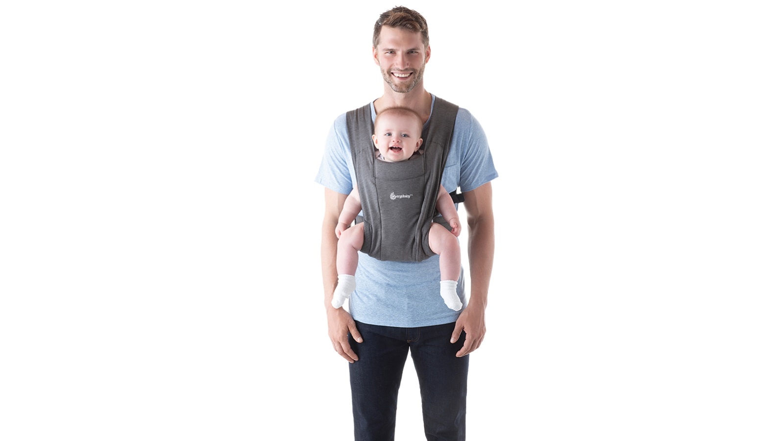 Ergobaby Embrace Newborn Baby Carrier - Heather Grey