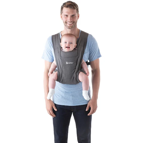 Ergobaby Embrace Newborn Baby Carrier - Heather Grey