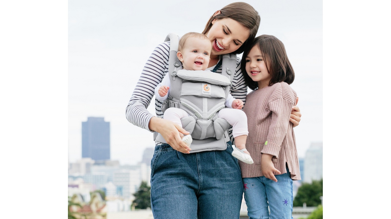 Ergobaby Omni 360 Cool Air Mesh Baby Carrier Pearl Grey Harvey Norman