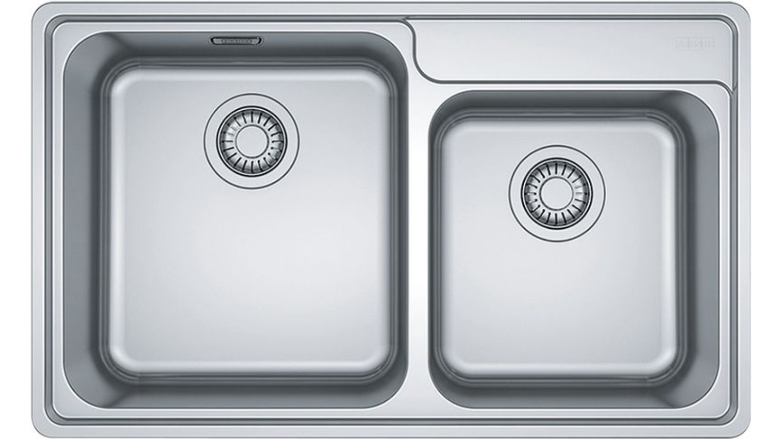 Franke Bell 1 & 1/2 Bowl Topmount Sink with Extension Drainer