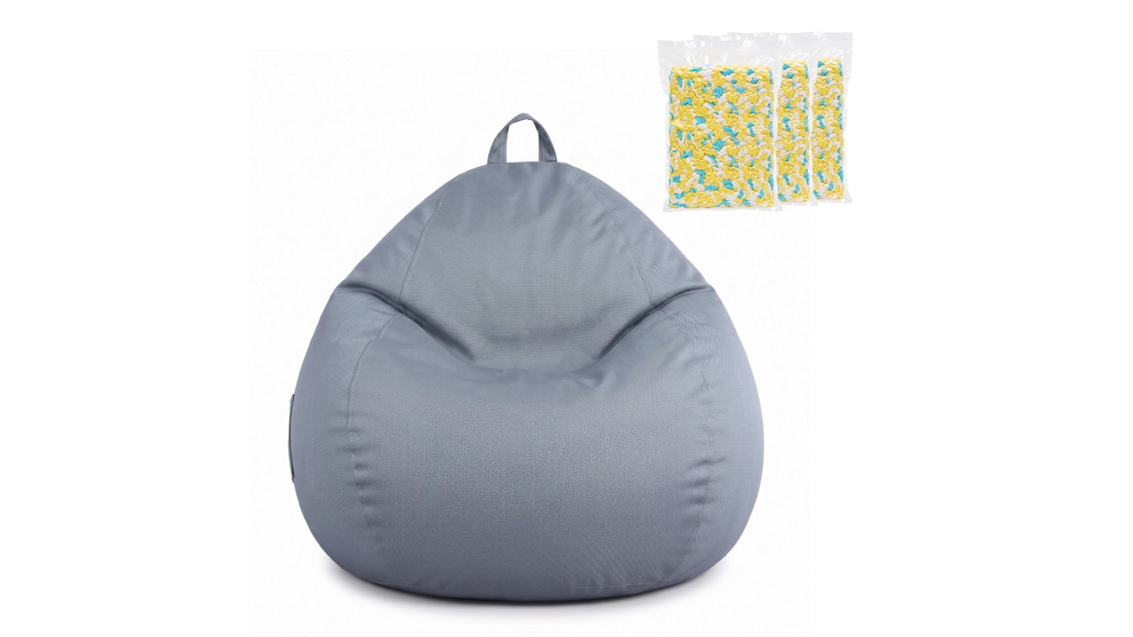 Artiss Outdoor Bean Bag Chair with Filler - Grey