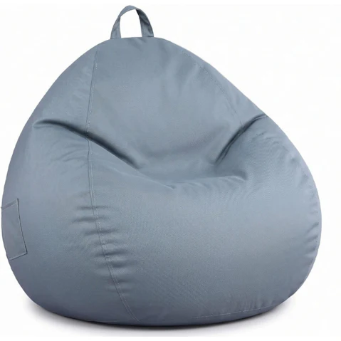 Artiss Outdoor Bean Bag Chair Cover with No Filler Splash-Proof Beanbag Sofacover - Grey