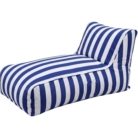 Artiss Outdoor Bean Bag Chair Cover No Filler Splash-Proof Beanbag Lounge Sofacover - Blue