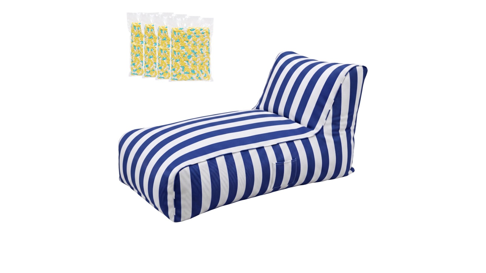 Artiss Outdoor Bean Bag Chair with Filler - Blue