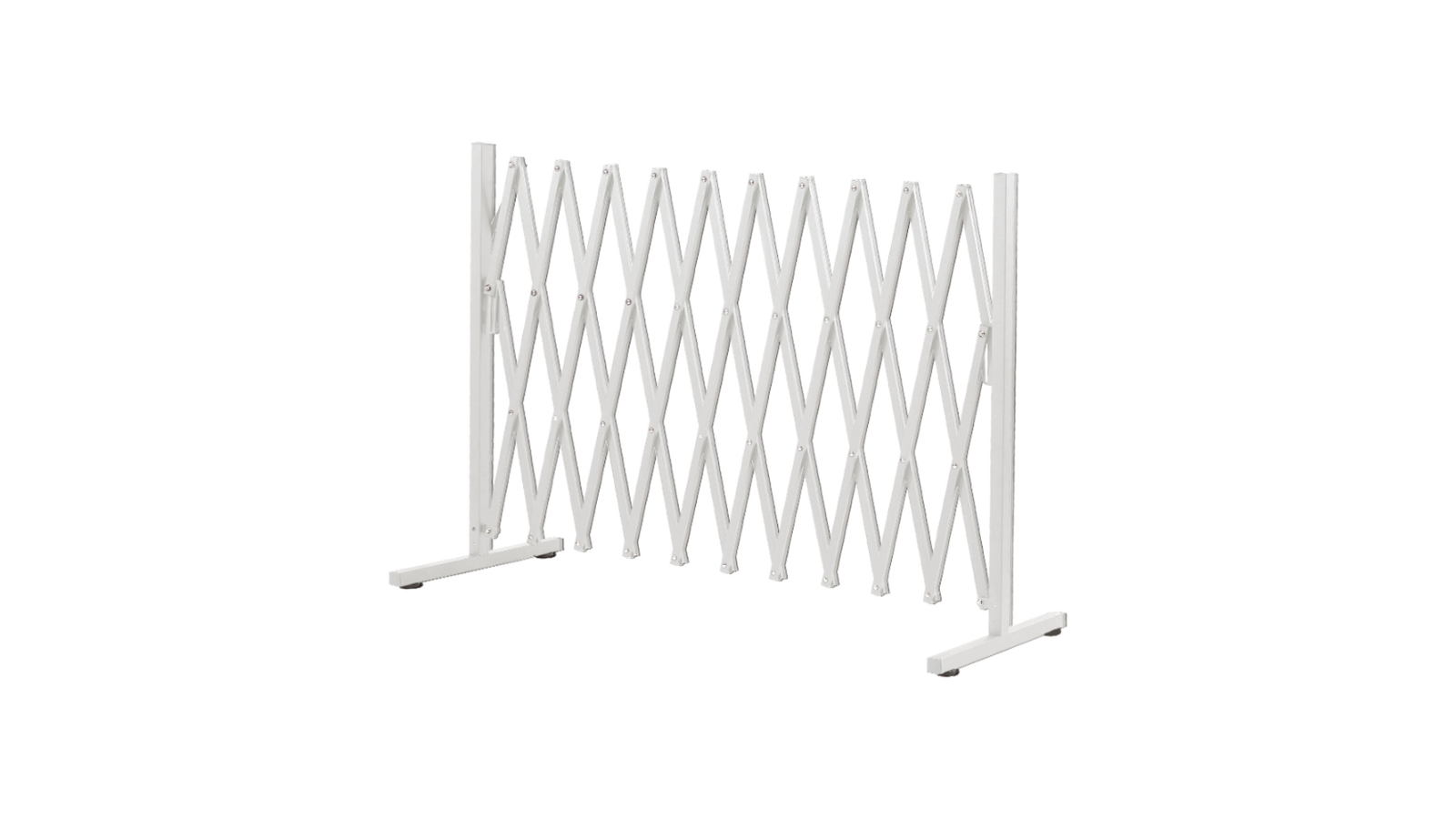 Sello Aluminum Pet Baby Fence Barrier - White