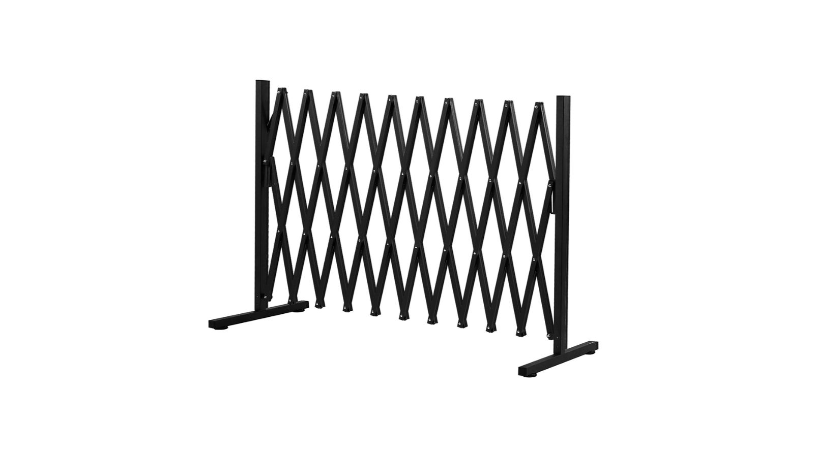 Sello Garden Gate Security Pet Baby Fence Indoor Outdoor - Black