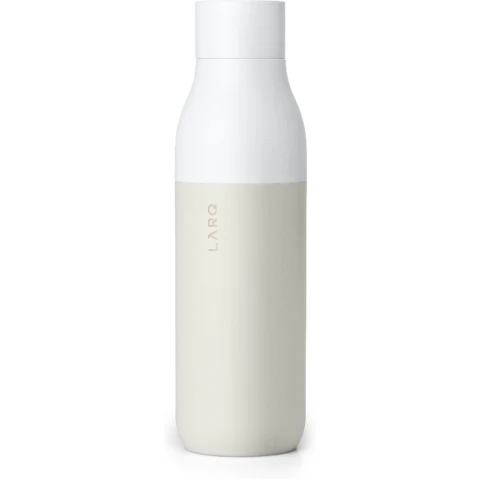 LARQ 740ml Twist Top Insulated Water Bottle - Granite White