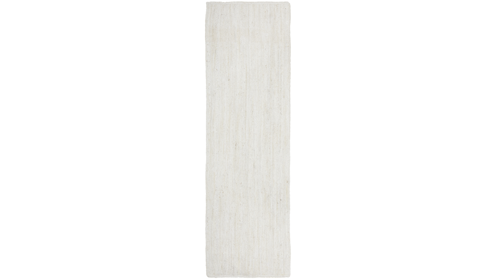 The Weave Studio Manly White Runner Rug - 300 x 80cm