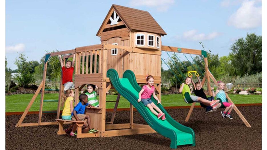 Backyard Discovery Montpelier Play Centre Set Harvey Norman