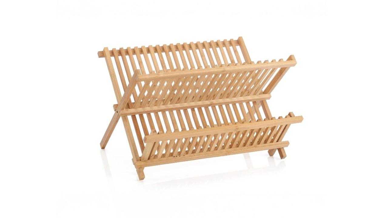 Hacienda Bamboo Cross Drainer Dish Rack