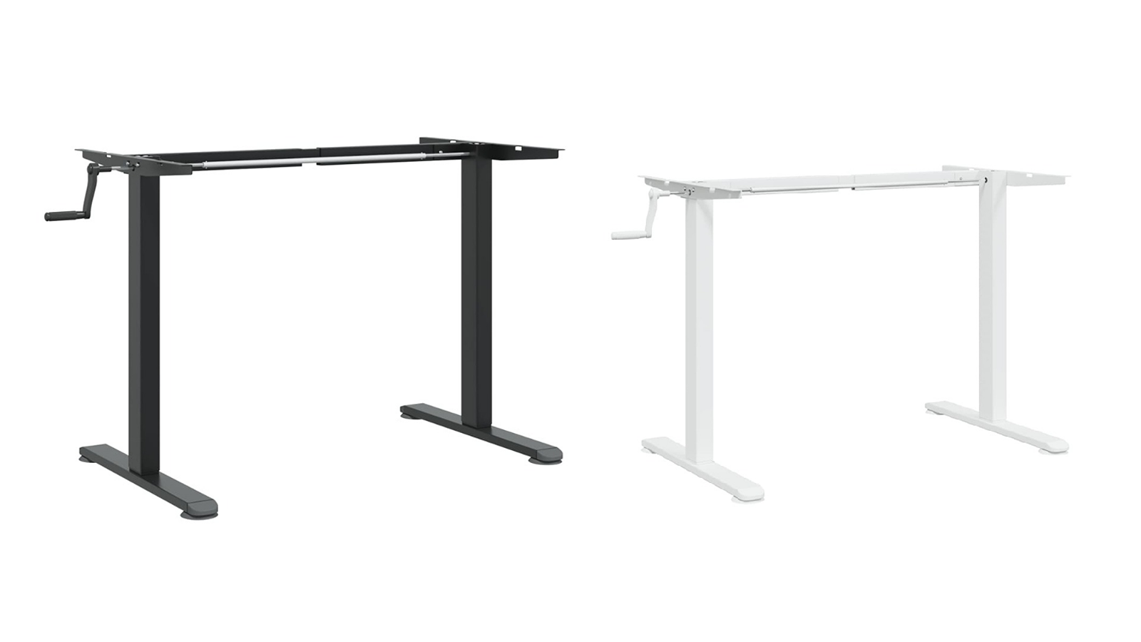 vidaXL Steel 135 x 60 x 114cm Standing Desk Frame
