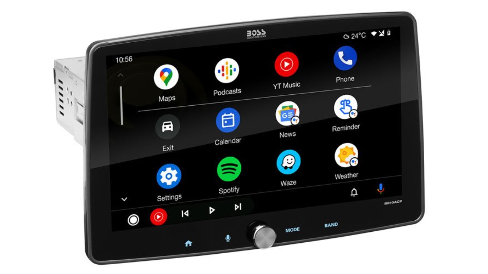 Boss Audio BE10ACP 10inch Single DIN Apple CarPlay and Android Auto