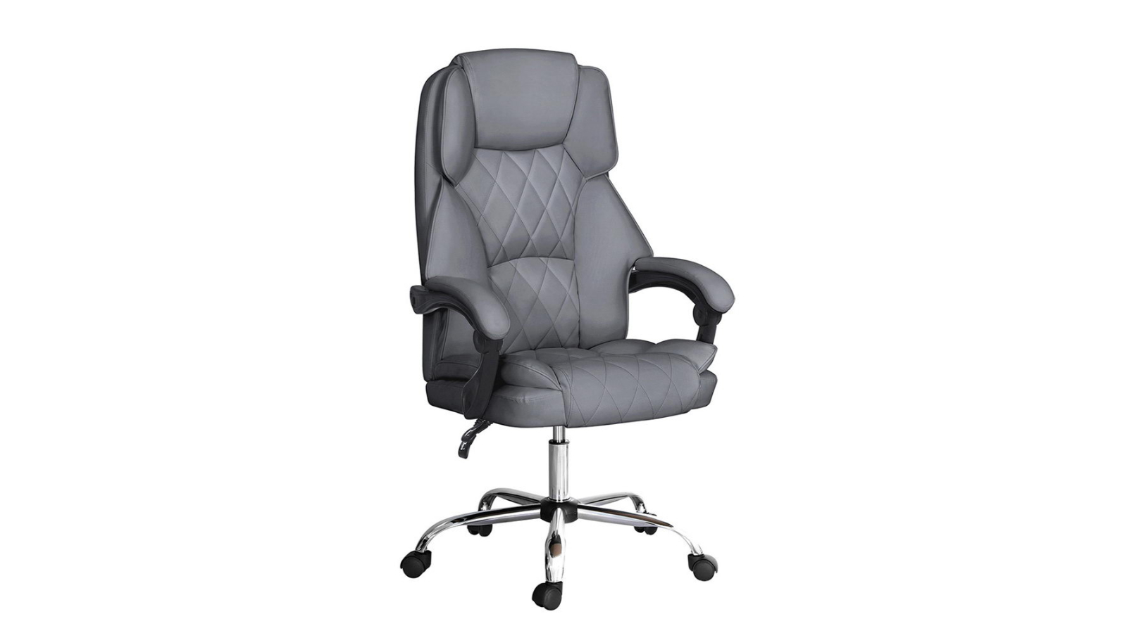 Artiss PU Leather Ergonomic Executive Gaming Office Chair - Grey