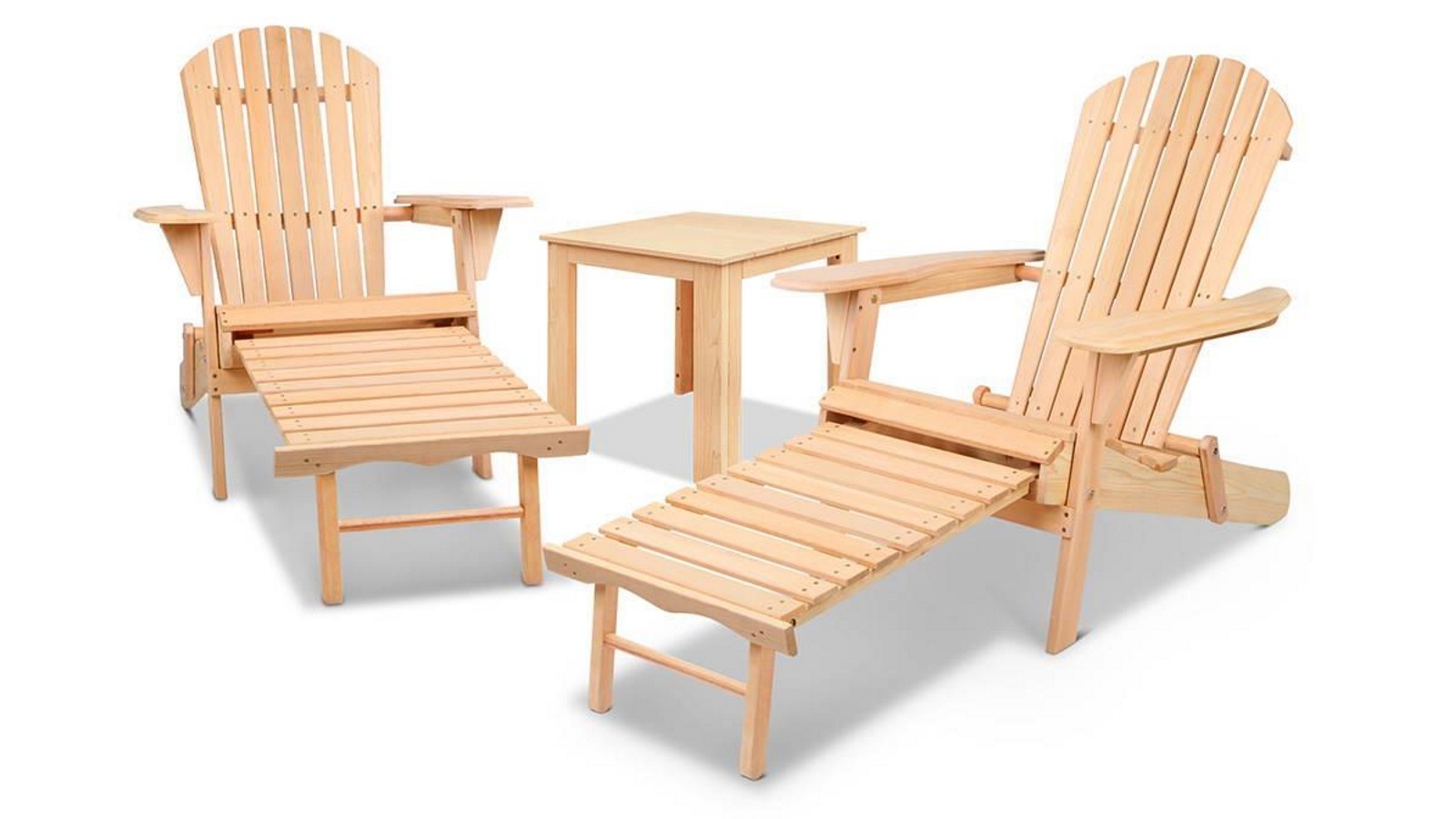 Gardeon 3 Piece Outdoor Chair and Table Set