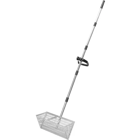 YS 141cm Stainless Steel Sand Flea Seashell Beach Rake