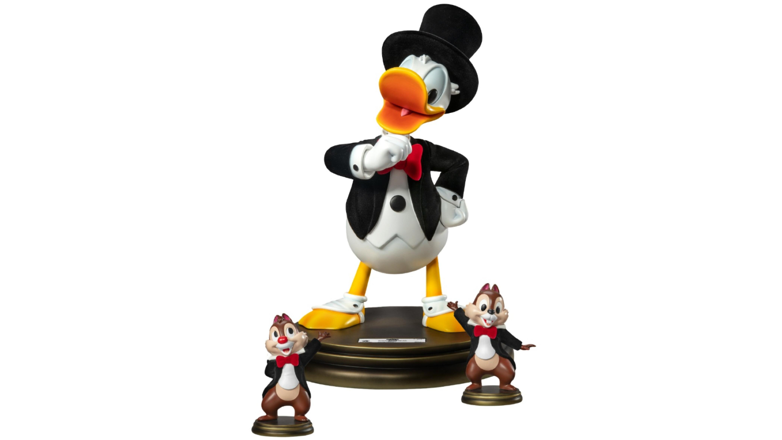 Beast Kingdom Master Craft Tuxedo Donald Duck with Chip n Dale