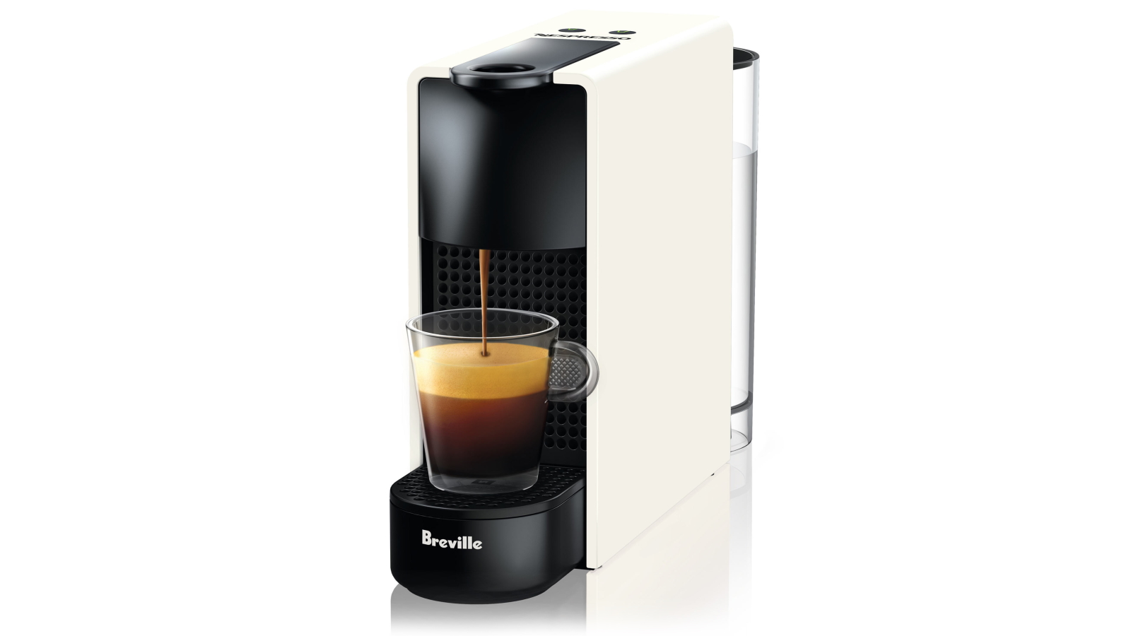 Nespresso Essenza Mini Solo Coffee Machine by Breville White Harvey Norman