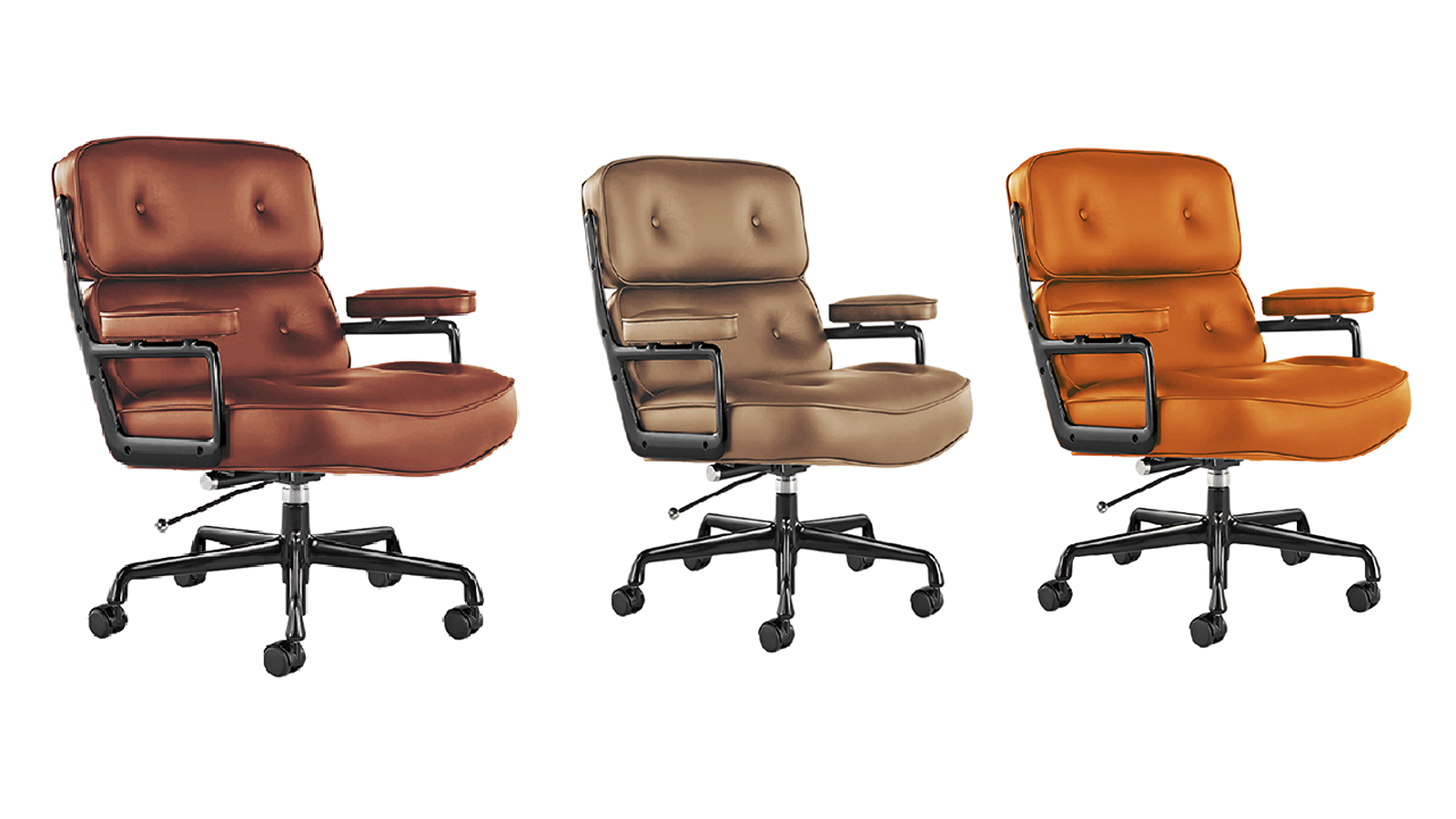 MIUZ PU Leather Adjustable Ergonomic Executive Office Chair