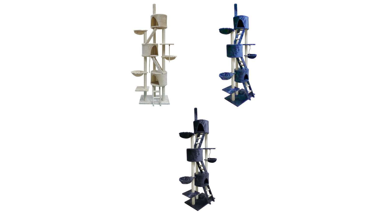 YES4PETS 244cm Multi Level Cat Scratching Post Tree