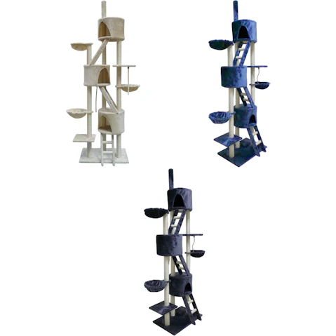 YES4PETS 244cm Multi Level Cat Scratching Post Tree