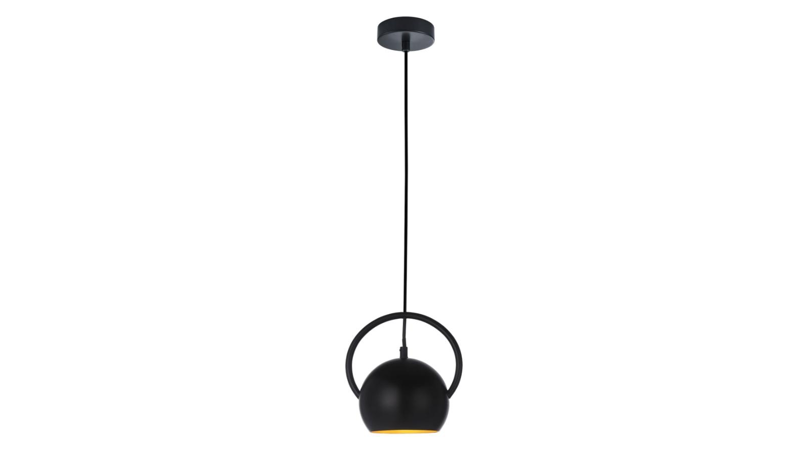 BELLA Small Dome Pendant Light - Matte Black