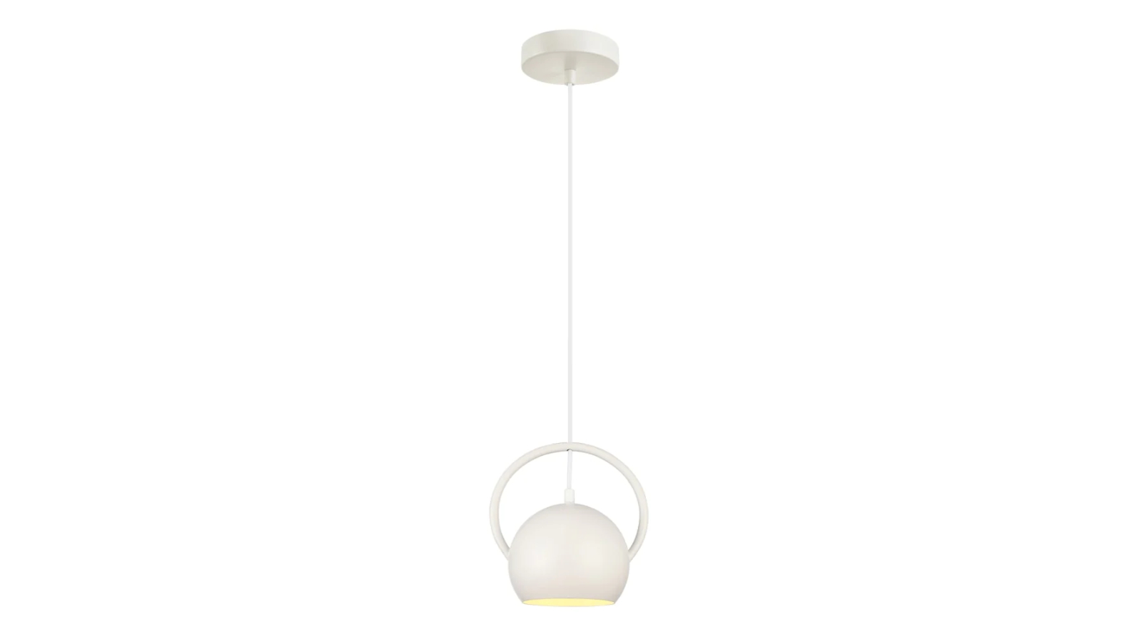 BELLA Small Dome Pendant Light - Matte White