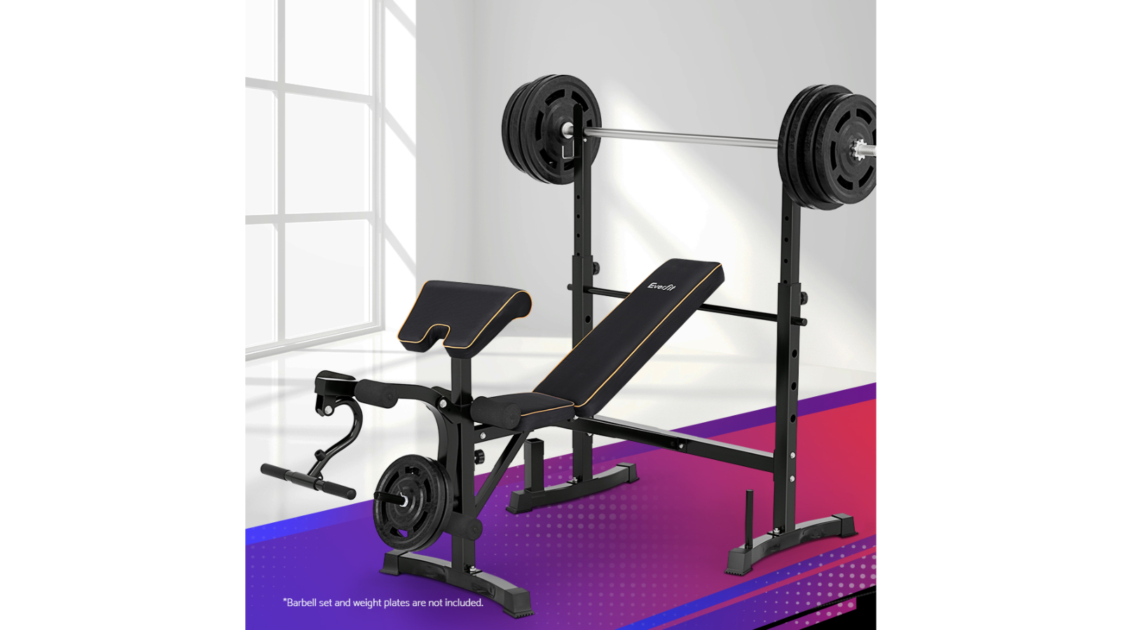 Everfit 10-in-1 Weight Bench Press Gym Station 330kg Harvey Norman