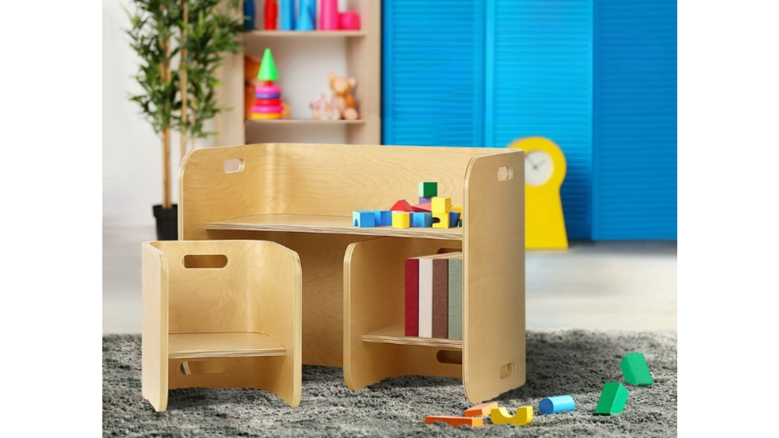 Artiss Kids Table and Chair Study Desk Set Harvey Norman