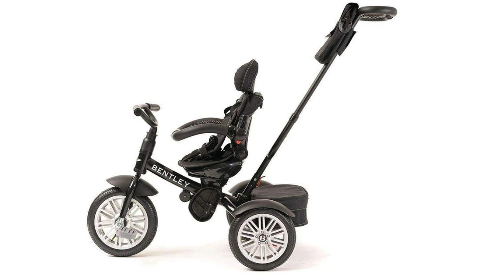 Bentley 6 in 1 Stroller Tricycle Onyx Black Harvey Norman