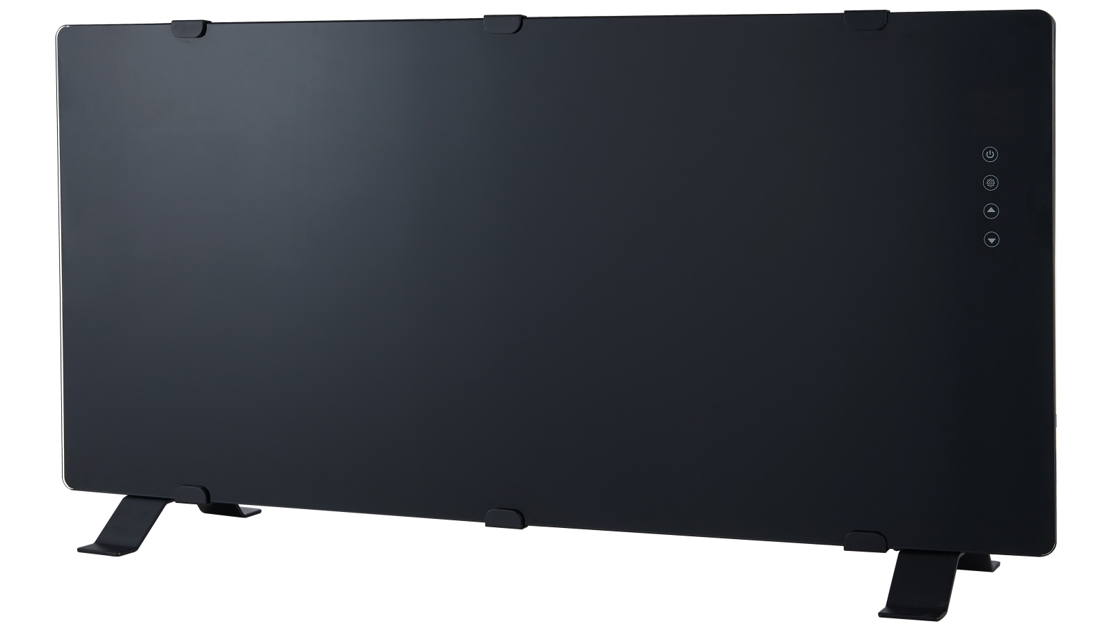 Rinnai 2200W Black Glass Panel Heater with WiFi | Harvey Norman