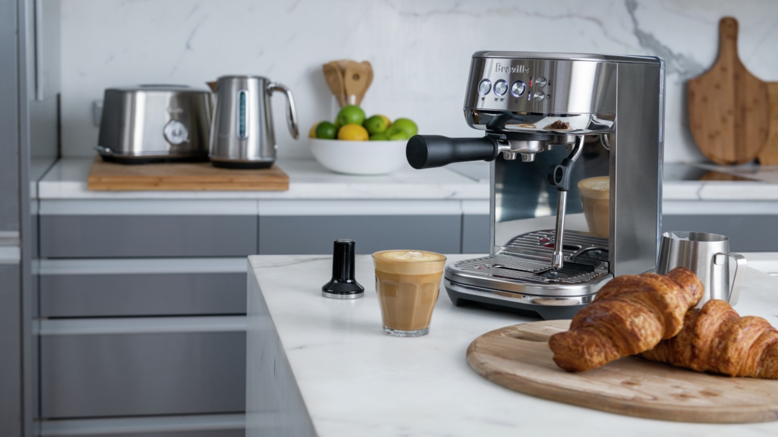 Breville The Bambino Plus Espresso Coffee Machine Stainless Steel