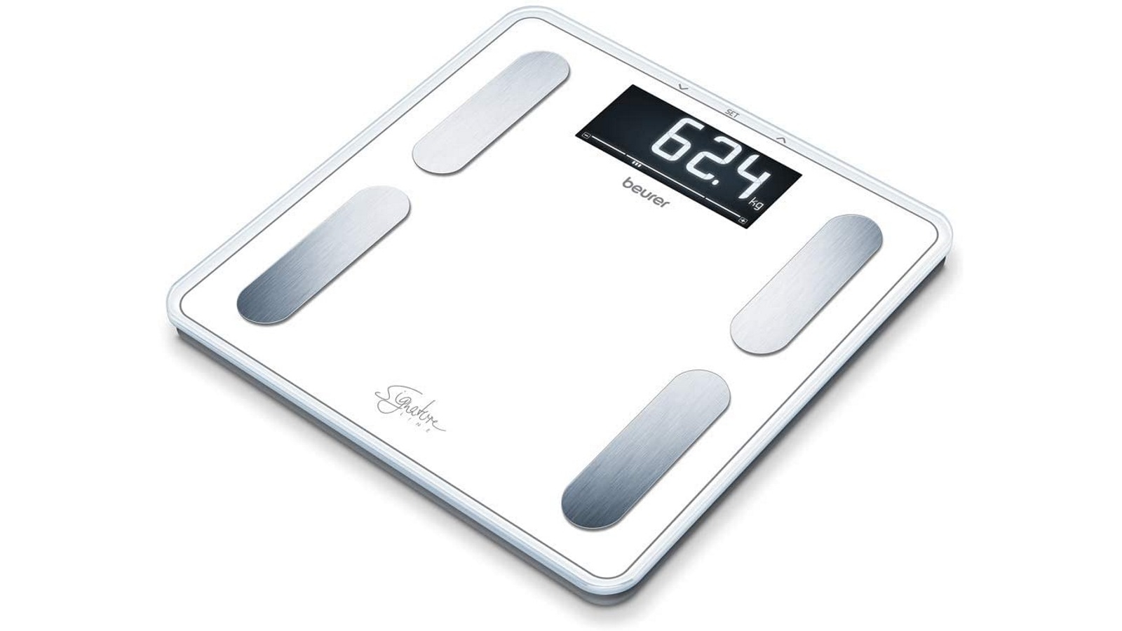 Beurer BF400W Signature Digital Glass Body Fat Scale - White