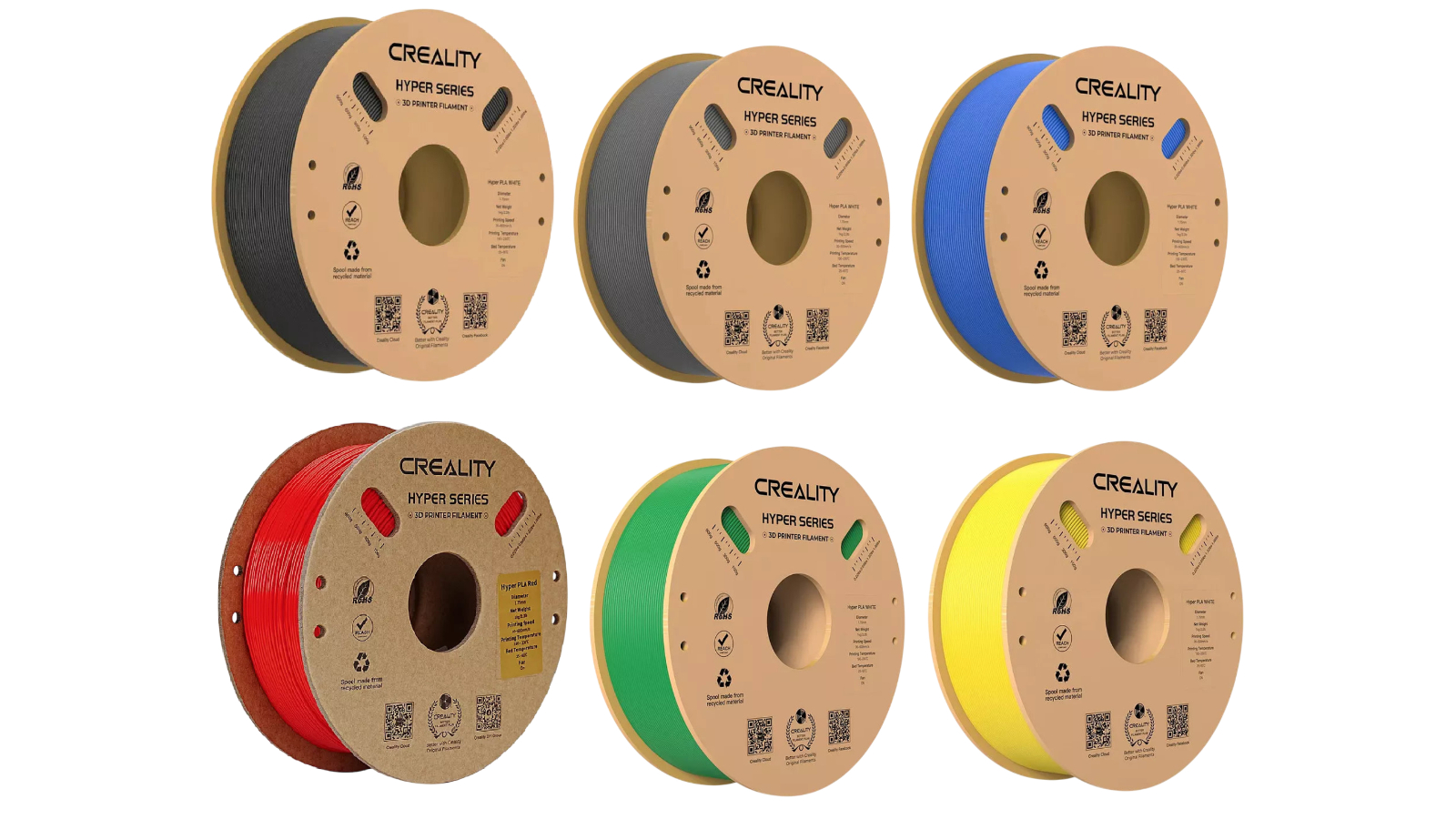 Creality 3D Hyper PLA 1kg Spool Printer 1.75mm Filament