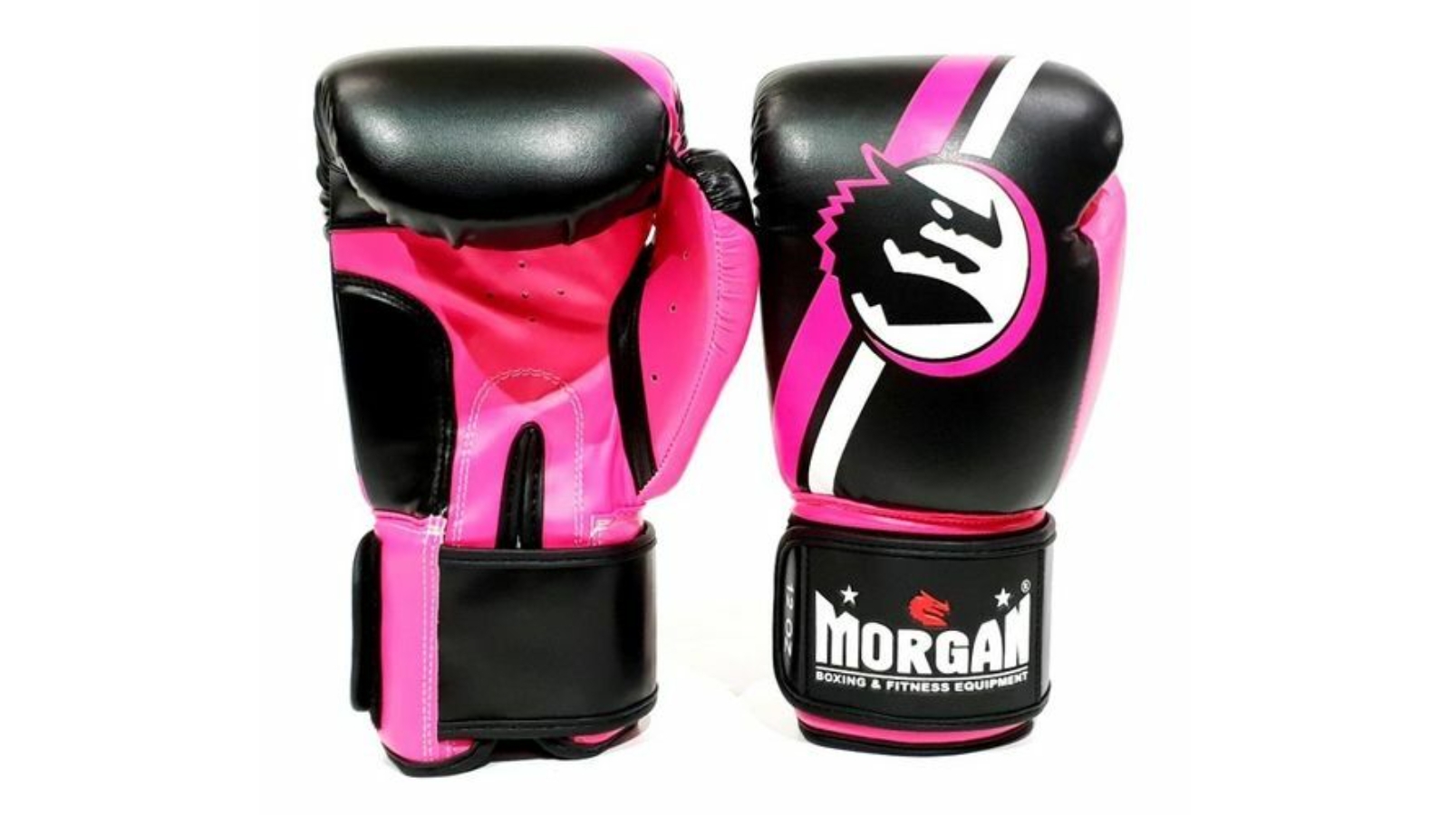 Morgan Sports Pink/Black Morgan Classic Boxing Gloves - 10oz