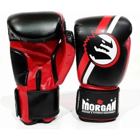 Morgan Sports Red/Black Morgan Classic Boxing Gloves - 10oz