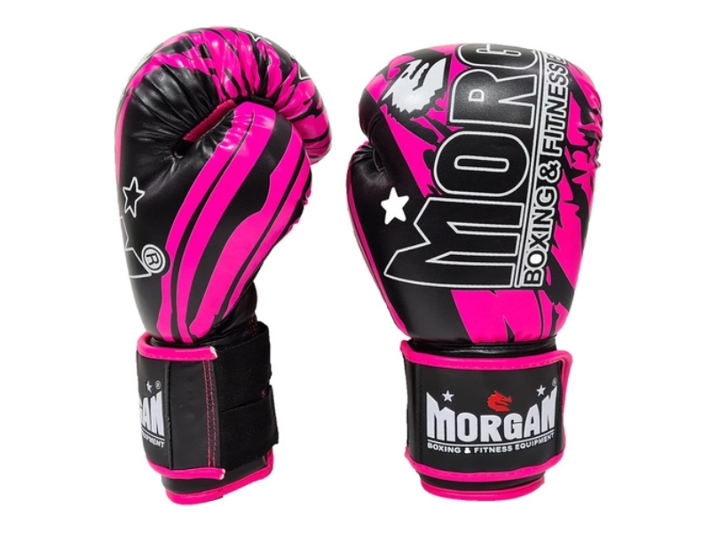 Morgan Sports Fluro Pink BKK Ready Boxing and Muay Thai Gloves