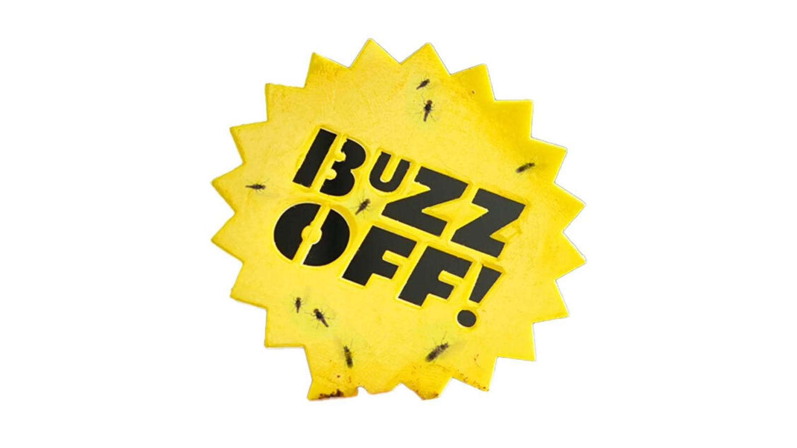 Bubblegum Fly Traffic Controllers/Sticky Plant Sign - Yellow