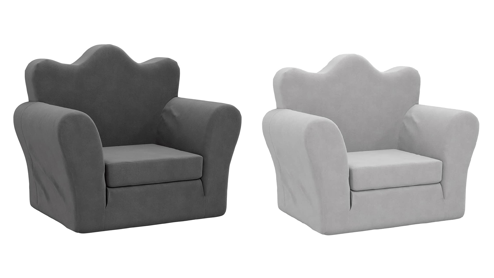 vidaXL Kids Soft Plush Sofa Bed