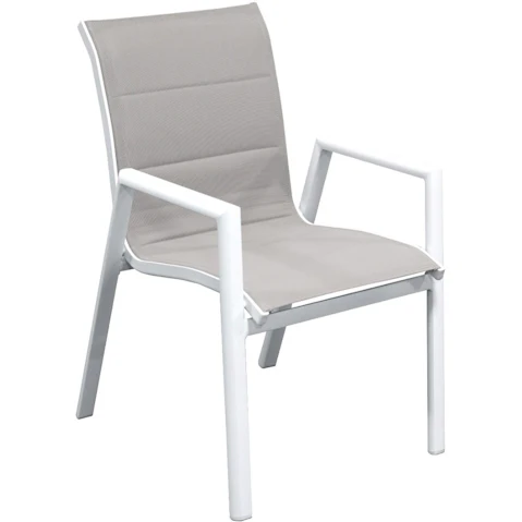 Sedina Outdoor Dining Chair - White