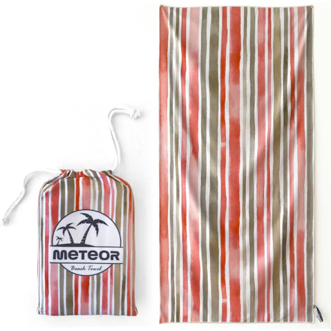Meteor For The Winners X-Large Sand-Free Beach Towel with Carry Bag - Citrus Splash