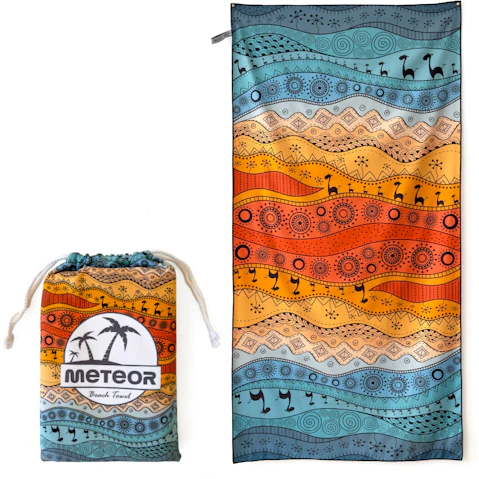 Meteor For The Winners X-Large Sand-Free Beach Towel with Carry Bag - Desert Mirage