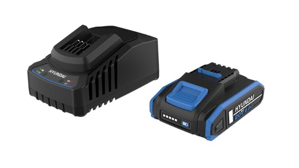 Hyundai Power Li-ion 2.0Ah + 2A Charger Starter Pack