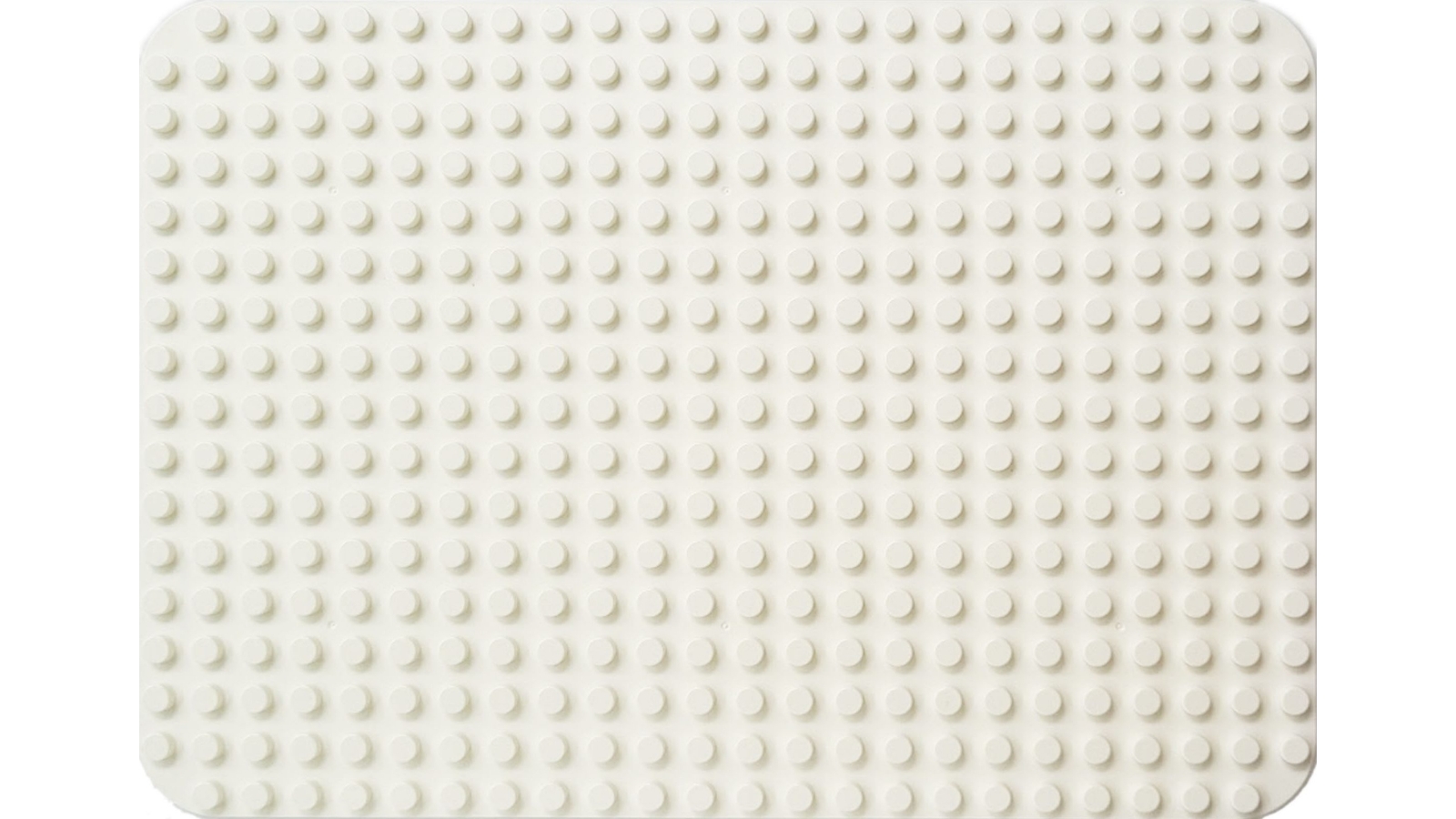 Duplo Generic Big Baseplate 17 x 24 Studs - White