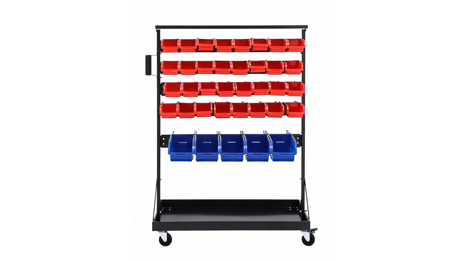 Giantz 74 Bins Double-Sided Garage Mobile Storage Rack