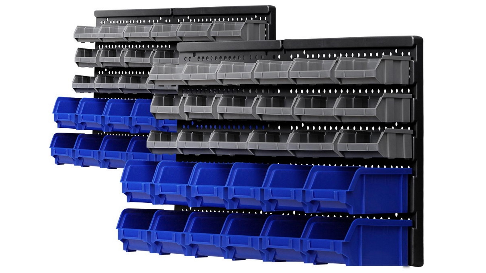 Giantz 60 Bin Wall Mounted Storage Rack