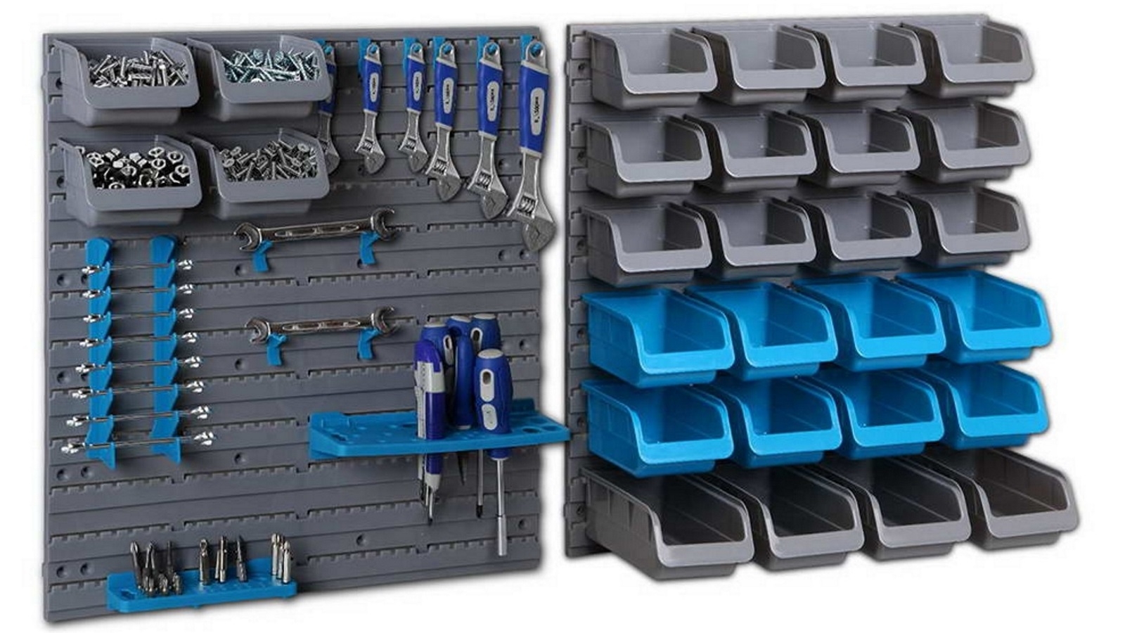 Giantz 44 Bin Wall Mounted Storage Rack