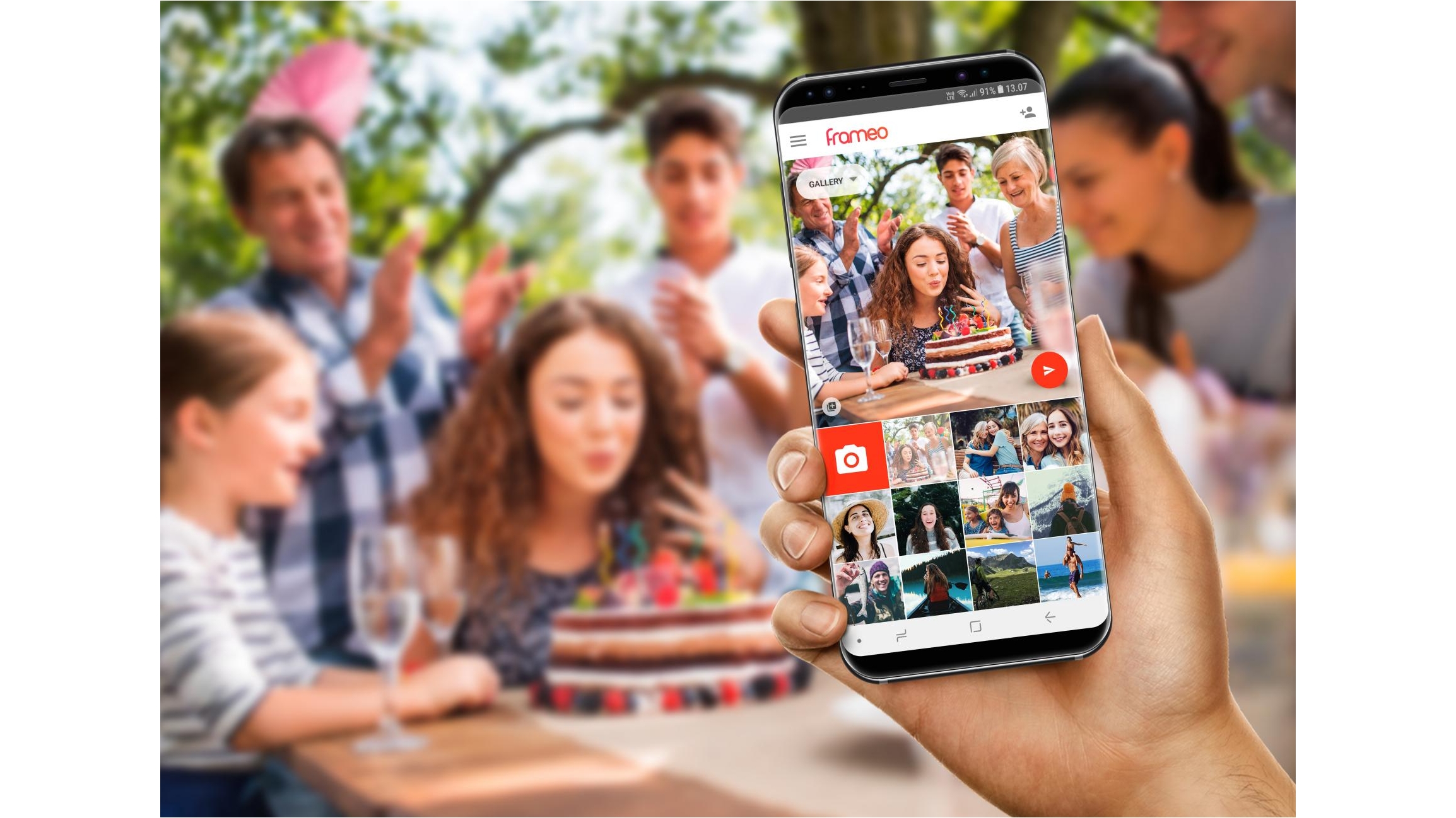 Jackson Frameo 10.1inch WiFi Digital Photo Frame White Harvey Norman